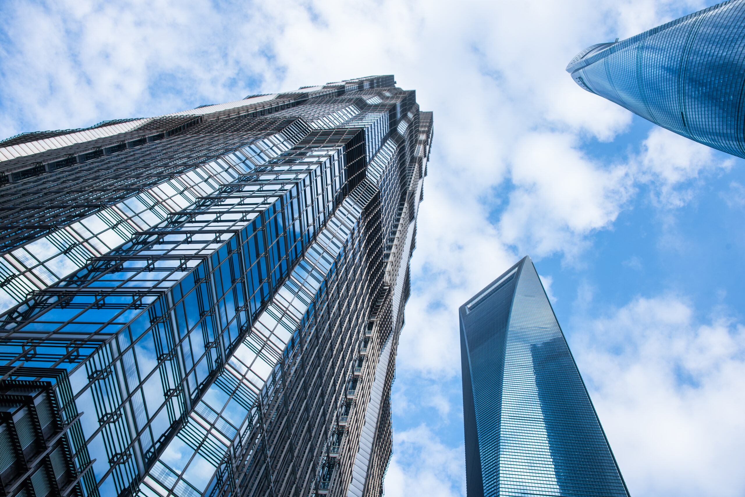 Modern skyscraper symbolizing investment growth